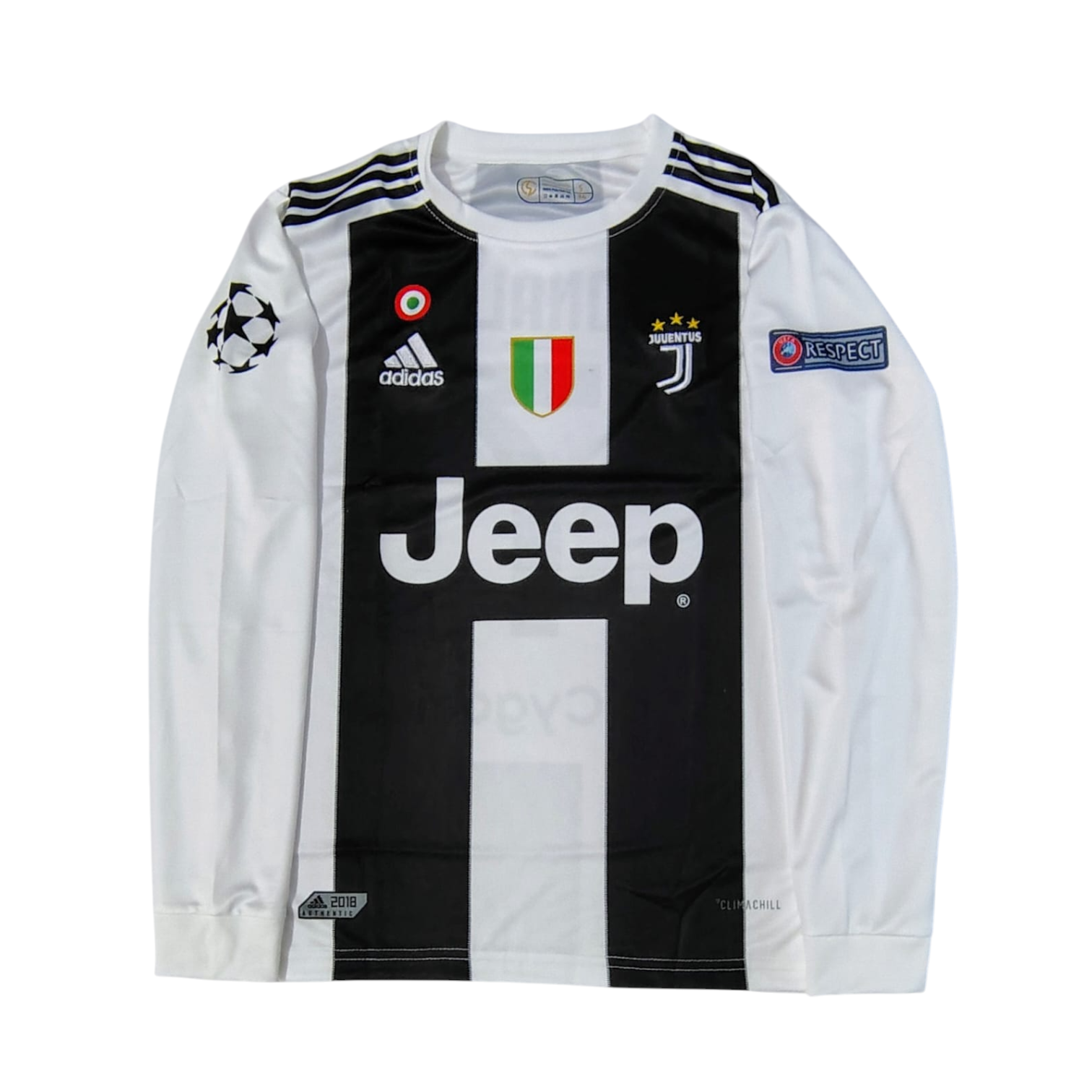 JUVENTUS 2018-19 HOME RONALDO- 7  R/N F/S  EMB JERSEY