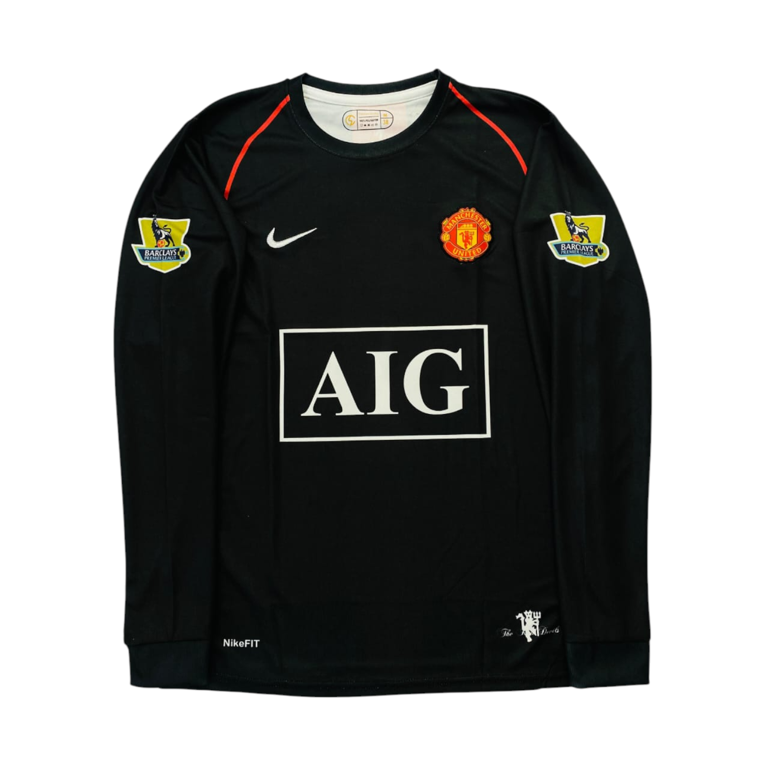 MANCHESTER UNITED 2007-08 AWAY RONALDO- 7  R/N F/S  EMB JERSEY