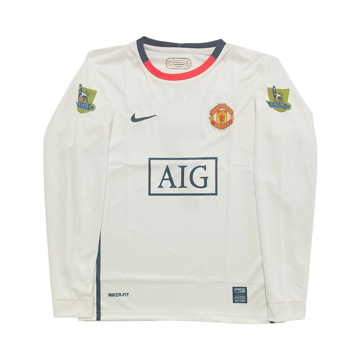 MANCHESTER UNITED 2008-09 AWAY RONALDO- 7  R/N F/S  EMB JERSEY