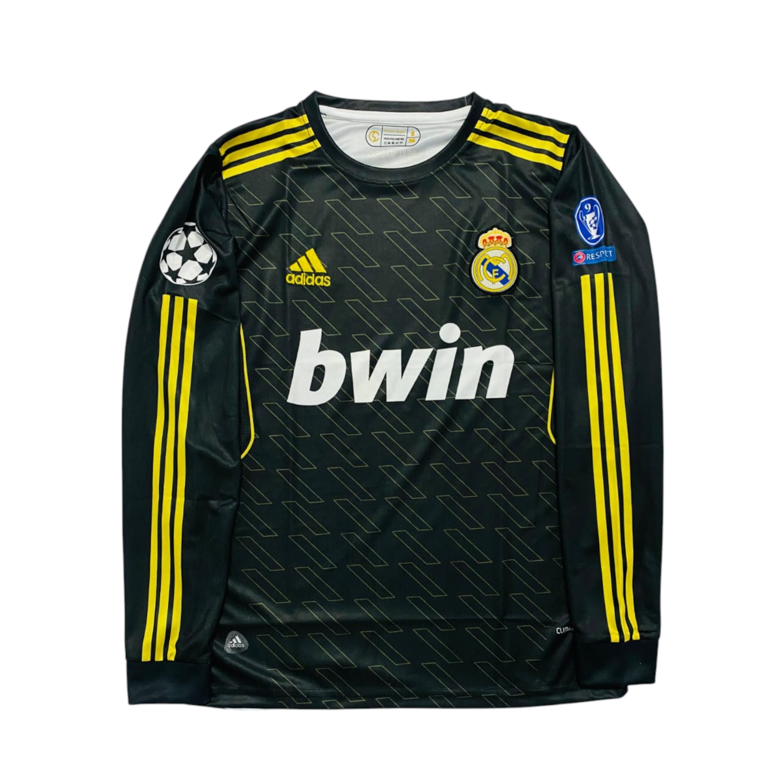 REAL MADRID 2011-12 AWAY RONALDO- 7  R/N F/S  EMB JERSEY